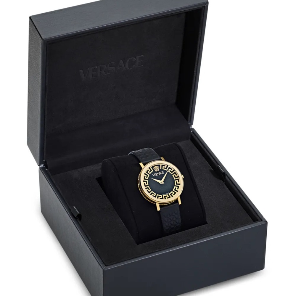 SOLD‼️Versace Black and Gold Women's Watch - Picture 5 of 6